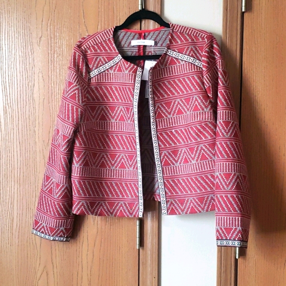 JustFab Jackets & Blazers - Red casual jacket